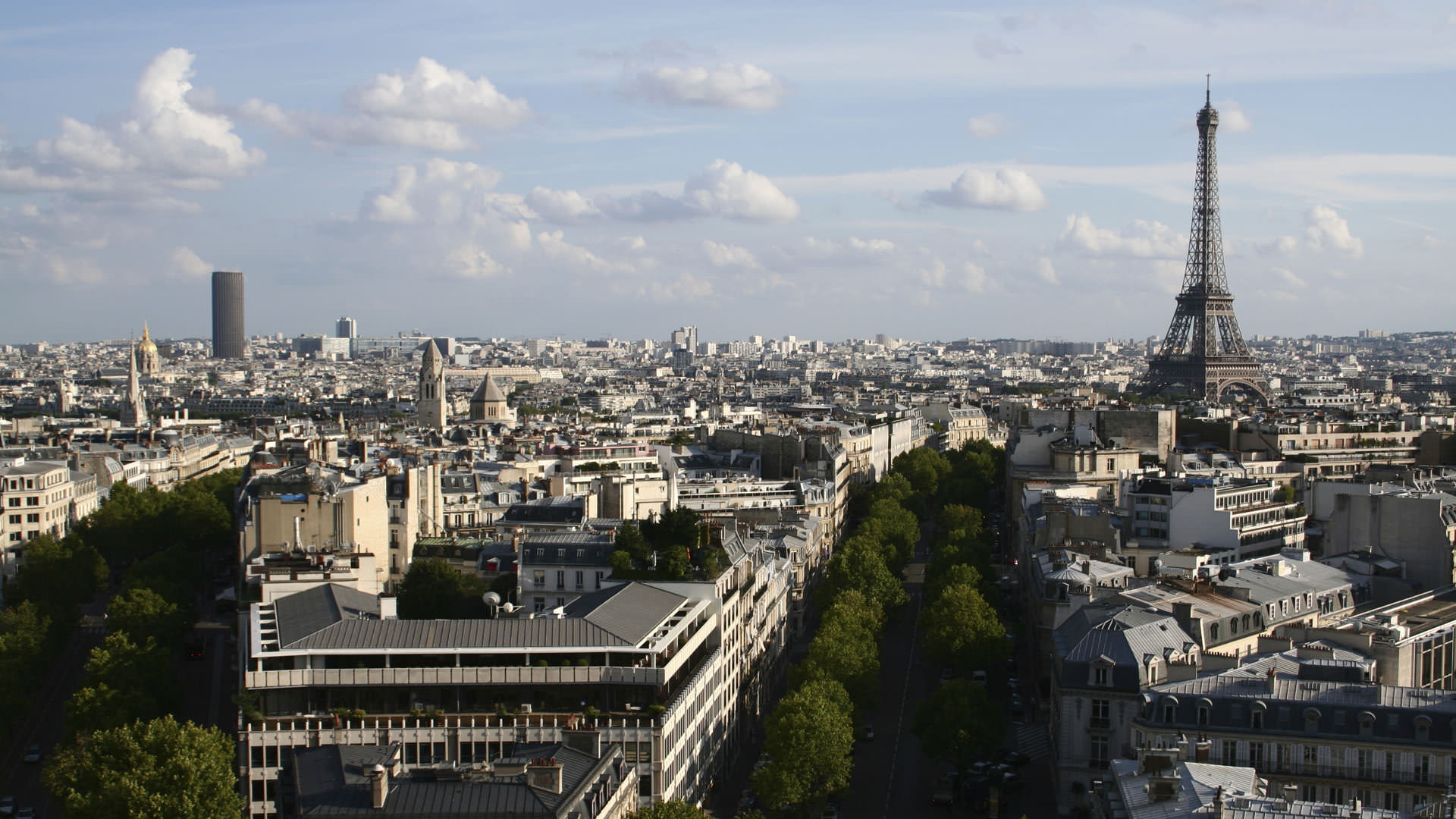 Vue ensemble sur Paris